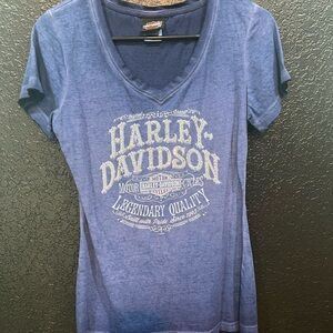 Harley-Davidson Blue Graphic T-Shirt